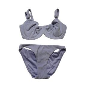 Victoria’s Secret Swim Terry Bikini Set 36DDD/Med
